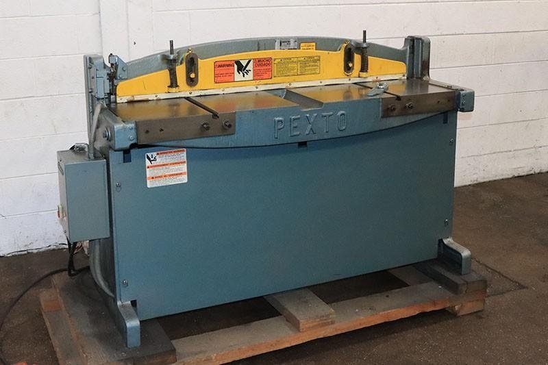 52" X 16 GA. PEXTO HYDRAULIC SQUARING SHEAR, MODEL PH-52