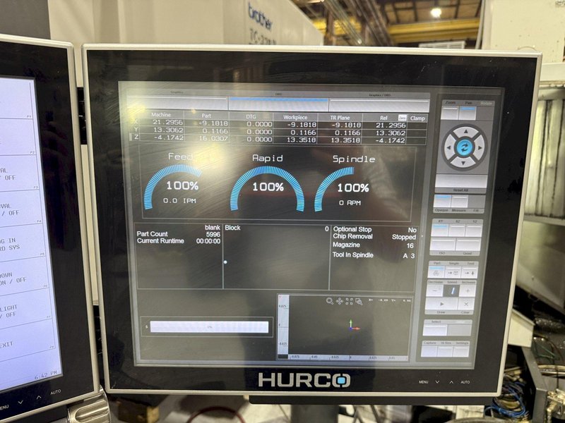 Used 2018 Hurco VMX42i CNC Vertical Machining Center For Sale