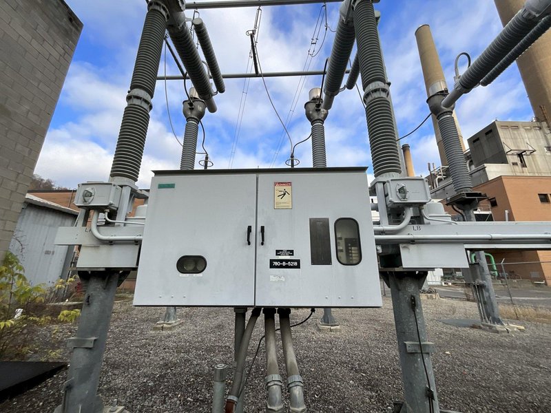#5 cranker (not available now) HICO Three Phase Shell Form Transformer, Rated Capacity  81000/108000/135000 KVA, 345000 HV, 13800 XV, 13800 LV, Class ONAN/ONAF1/ONAF2