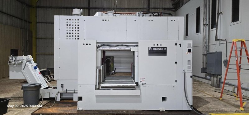 41.7″ x 41.7″ H Behringer HBE1060A Horizontal Automatic Band Saw, 2022 – Conveyor