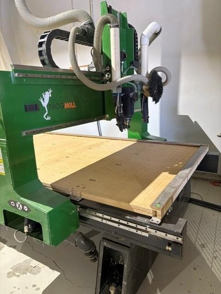 4′ x 8′ Streamline Frogmill SFM-3 4-Axis CNC Router, 2020 – Vac Table, Dust Collector