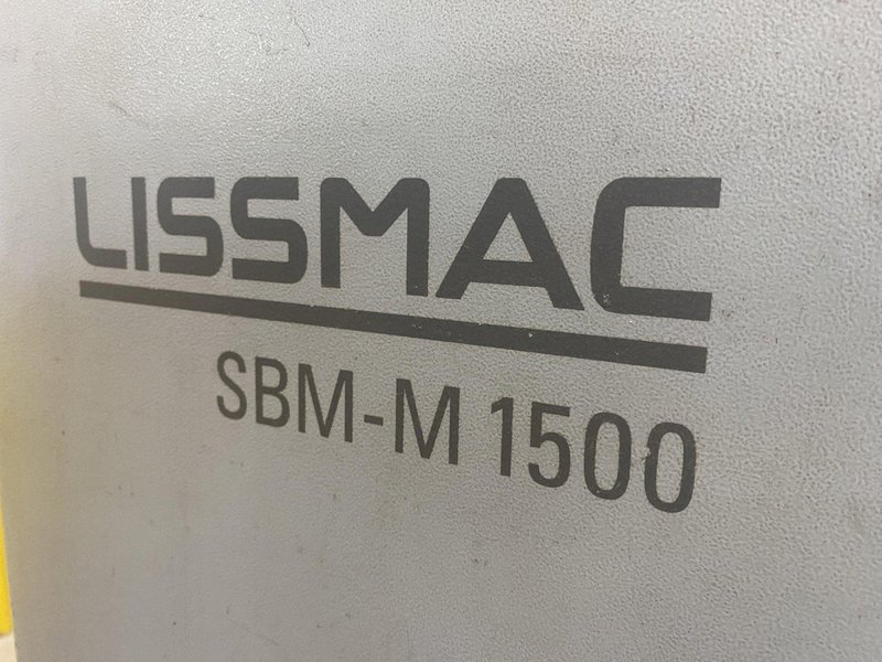 60" WIDE LISSMAC MODEL #SBM-M1500 DESCALER / BELT GRINDER: STOCK #20990