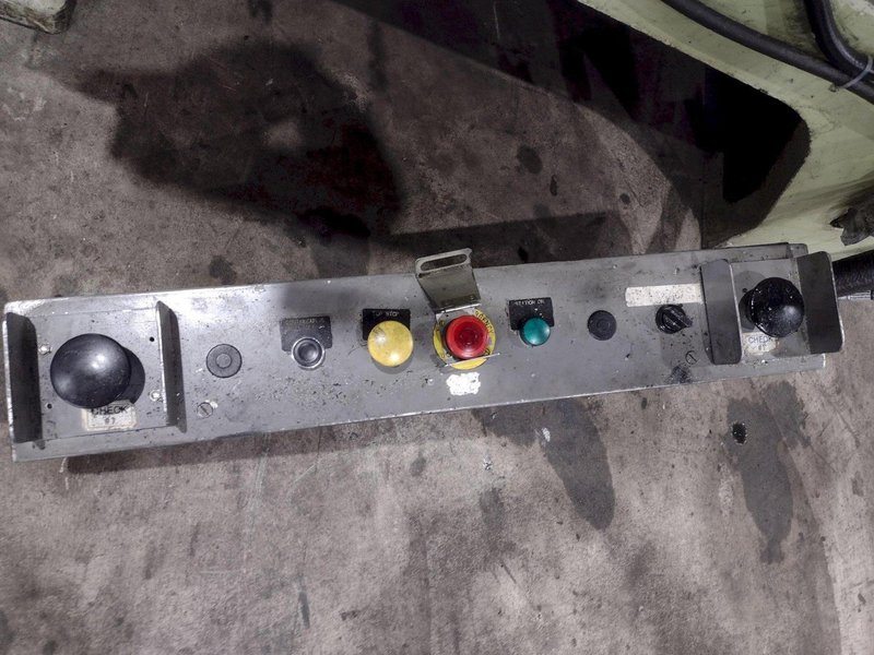 220 TON AIDA MODEL #NCI-200(2) GAP FRAME PRESS, 12.59&quot; STROKE: STOCK #22210