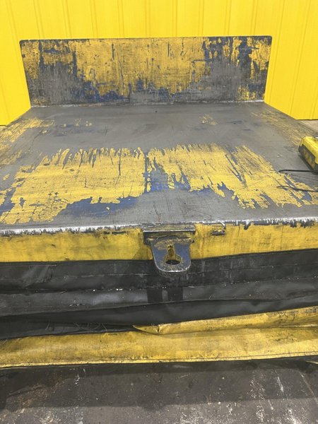 48" x 48" VESTIL HYDRAULIC LIFT AND TILT SCISSOR TABLE: STOCK #20543