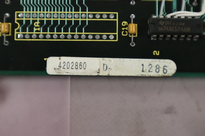 Used Delta Bendix Systems Board 12mhz Delta Processor 4202860 D 1286 / T4202732