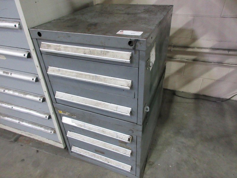 Stanley Vidmar 6 Drawer Cabinets with Contents- Auction Item