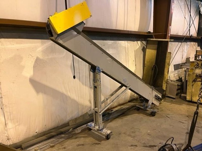 6&quot; X 142&quot; POWERED INCLINE CONVEYOR STOCK# 3279