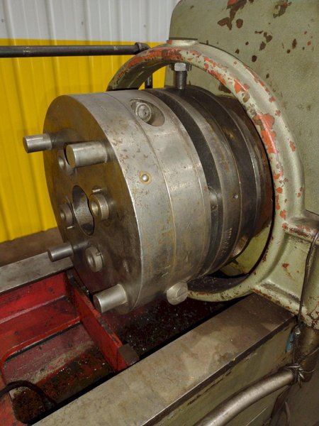 2.5" HMV - HULTSFREDS PIPE &amp; BOLT THREADER, WITH LANCO LANDIS THREADING HEAD: STOCK #19142