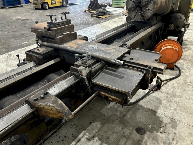 40" X 252" (21') AMERICAN PACEMAKER ENGINE LATHE, 2.75" HOLE: STOCK #20837