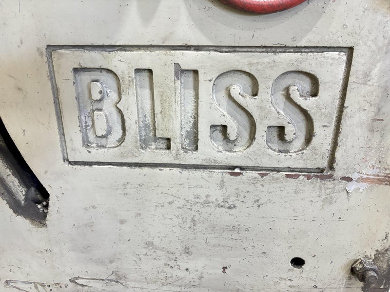 35 TON BLISS MODEL #C35 AIR CLUTCH OBI PUNCH PRESS, 3" STROKE: STOCK #21171