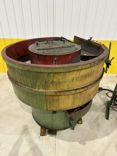 12 FT HAMMOND ROTO-FINISH MODEL #ST-12 ROTARY BOWL VIBRATORY PARTS DEBURRING FINISHER: STOCK #20064