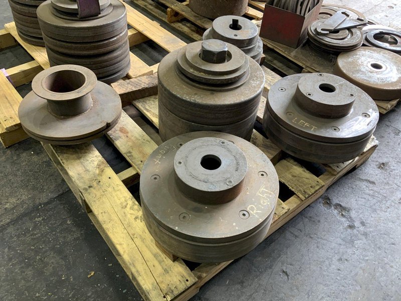4" X 4" X 5/8" BUFFALO #2 ANGLE BENDING ROLLS: STOCK #81408