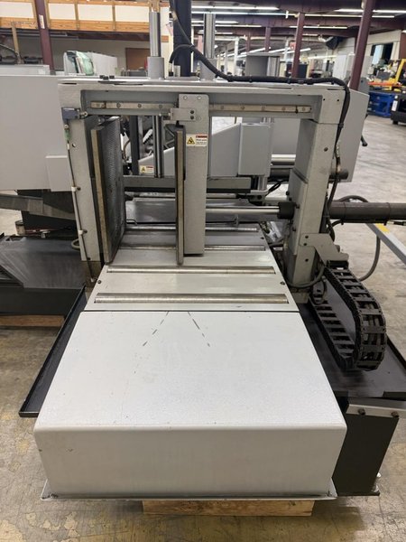 13″ X 18″ HYD-MECH S-20A Automatic Horizontal Band Saw, 2015 – Roller Tables, Very Clean