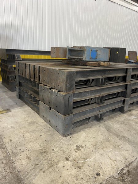 78" X 50' BESCO PORTABLE LATHE, ONSITE TURBINE WORK: STOCK #20735