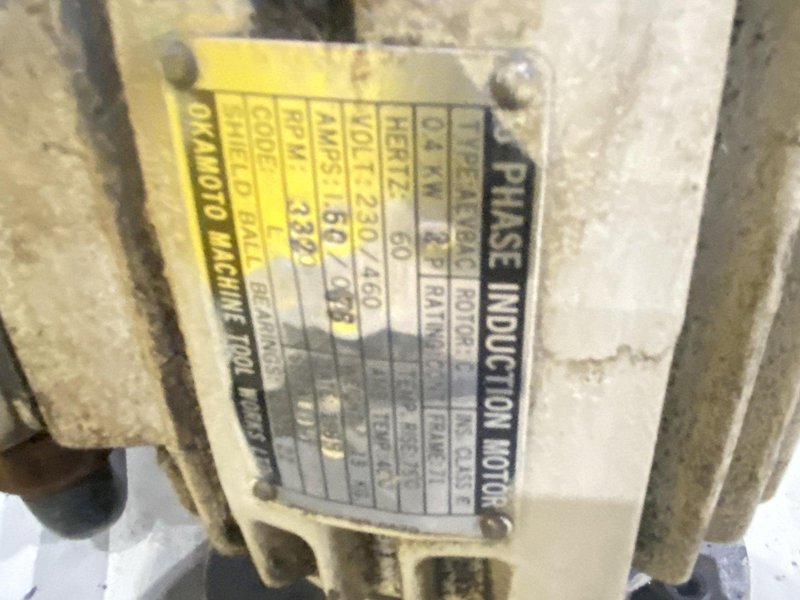 20&quot; X 40&quot; OKAMOTO MODEL #ACC-20-40EX CNC HORIZONTAL SURFACE GRINDER: STOCK #20992