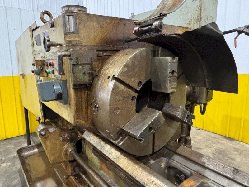 #4A WARNER &amp; SWASEY MODEL #M-3580 SQUARE HEAD 12.5&quot;
 HOLLOW SPINDLE X 144&quot; EXTENDED BED TURRET LATHE: YOBRO #24423