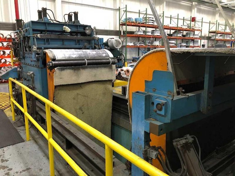 41" x 6.30" x 15,000# Georg Slitting Line
