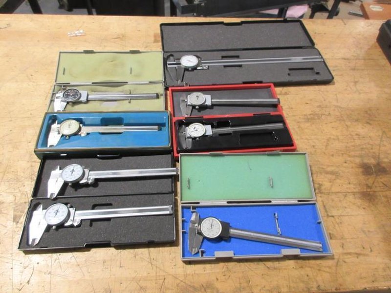 Vernier Calipers 0-6" and (1) 0-12", Various Brands- Auction Item