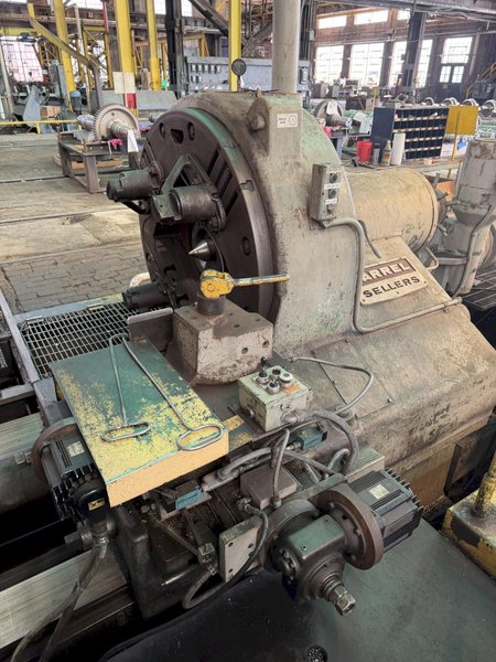52" FARREL SELLERS WHEEL TRUEING/WHEEL LATHE(100 HP). STOCK # 0879026