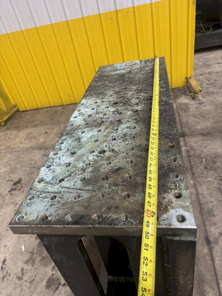 49.5" X 41.25" X 19" DRILLED AND TAPPED ANGLE PLATE EXTENSION: STOCK #22134
