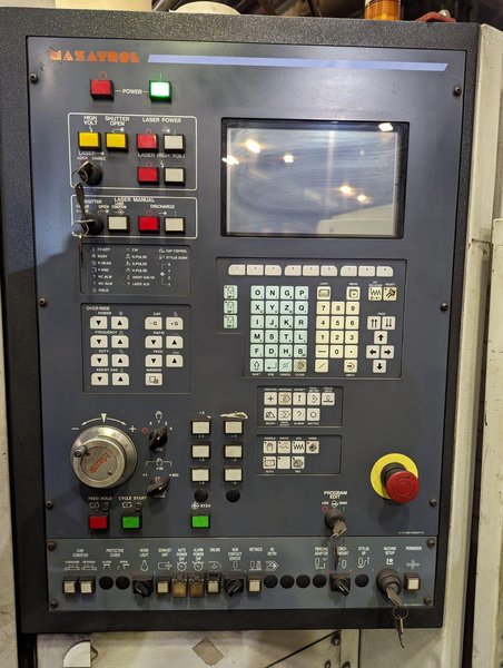 (3) 4000 Watt Mazak Super Turbo-X612 CO2 Lasers, 2006 – 6.5′ x 13′ Tables, Material Handling System