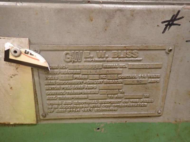 BLISS 23B-KJ KNUCKLE JOINT PRESS: YOBRO #24305