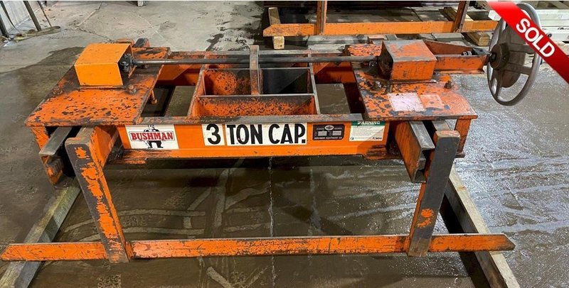 6,000 LBS BUSHMAN SHEET LIFTER STOCK #2842