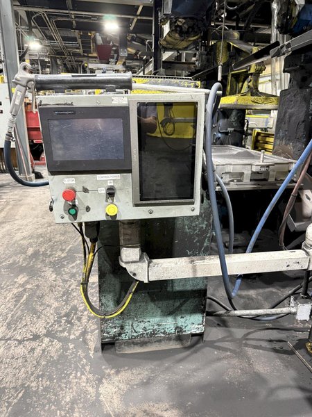 Osborn model 722 RJWA semiautomatic molding machine s/n 18841-d with plc controls