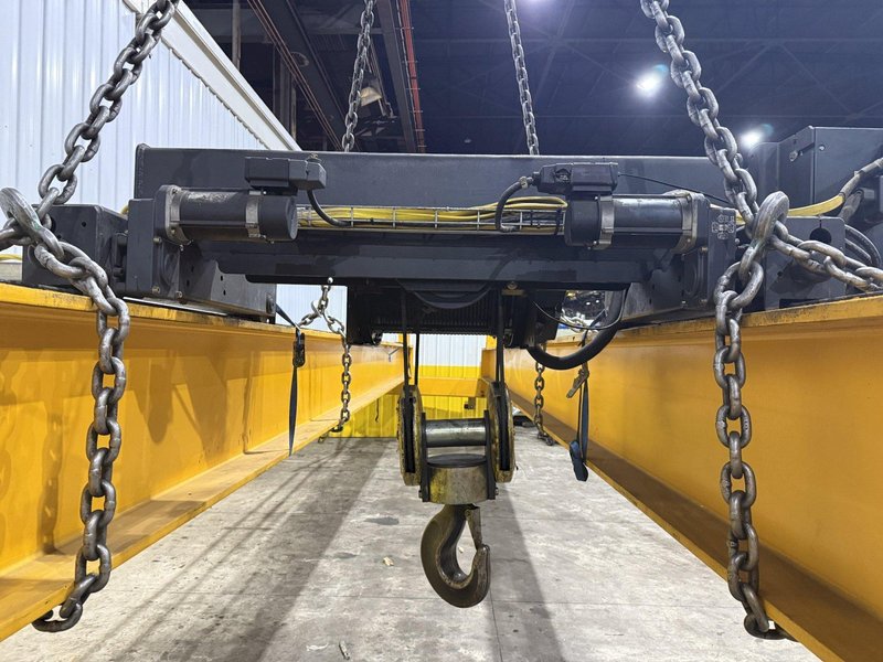 7.5 TON x 48'-9'' x KONE CRANES FREE STANDING CRANE SYSTEM, COMPLETE WITH 140' RUNWAY BEAMS AND UPRIGHTS: YOBRO #24534