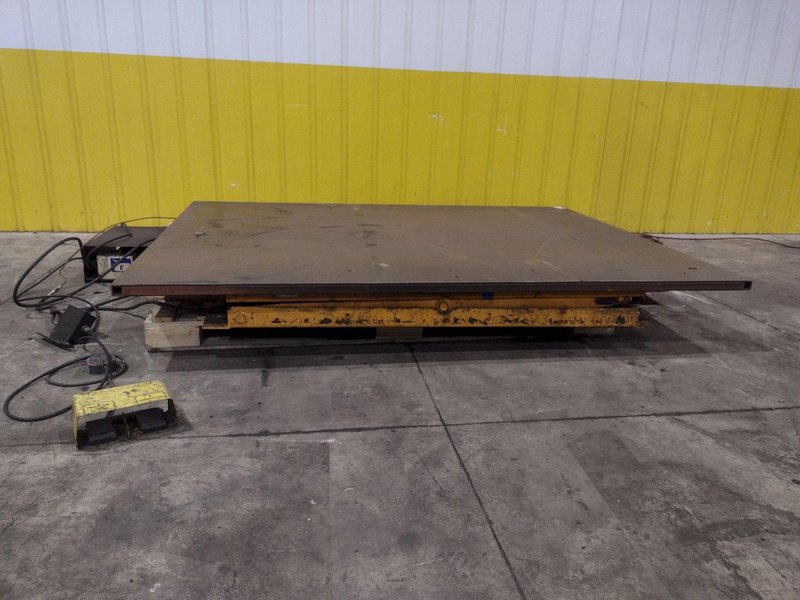 2,000 LBS X 96" X 72" ECONOLIFT MODEL #DT-SL38-20 LIFT TABLE: YOBRO #24990