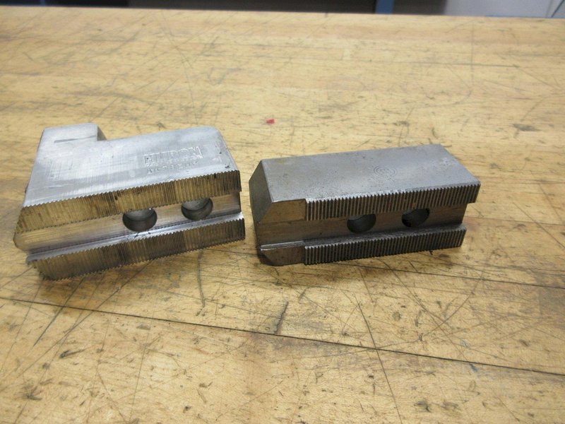 Steel and Aluminum Soft Jaws – 1.5MM X 60 Serrated for 8″ 3-Jaw Chucks, (11) Sets of Steel, (76) Sets of Aluminum- Auction Item