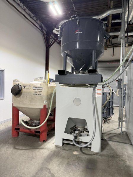 2021 ExOne type S-MaX 2.0 furan sand printer s/n 020.0227, rated at 400 volt, with traveling table type JB s/n 401.0342, sand transporter typeSC s/n 408.0687, 1800 x 1000 x 700 mm build box, up to 125/l/h per hour, S-Max pro software and controls