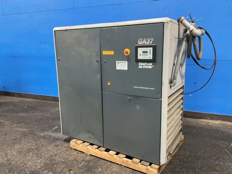 ATLAS COPCO 50 HP AIR COMPRESSOR   -  GA 37