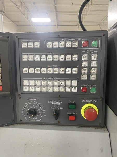 Star SW-7R CNC Swiss Lathe, 2001 – LNS Bar Loader, Fanuc Control
