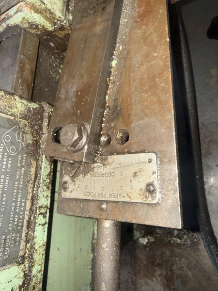 WARNER &amp; SWASEY NO.3 TURRET LATHE WITH TAPER ATTACHMENT. STOCK # 0874326