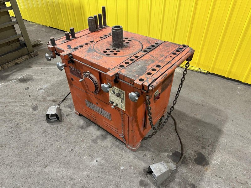 1-1/4&quot; STEINWEG MODEL #B32 REBAR, ROD &amp; BAR ROTARY BENDER: STOCK #18763