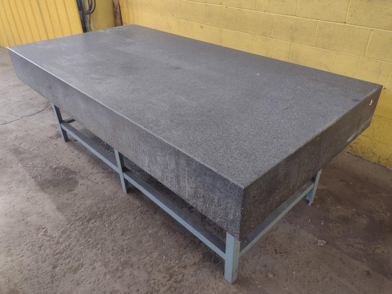 8&#039; X 4&#039; X 10&quot; CHALLENGE PRECISION LAYOUT INSPECTION GRANITE TABLE: STOCK #23800