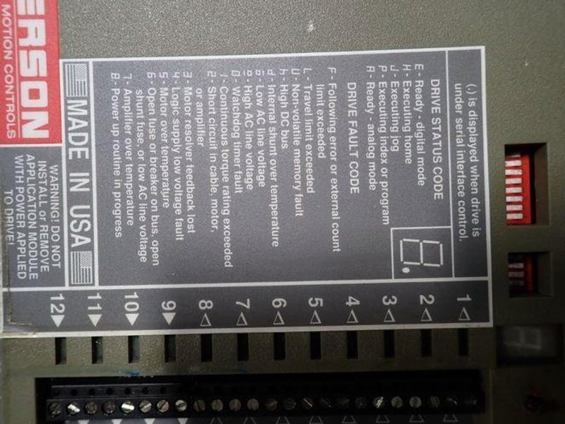 EMERSON ELECTRIC POSITIONING SERVO DRIVE  -  FX-81000