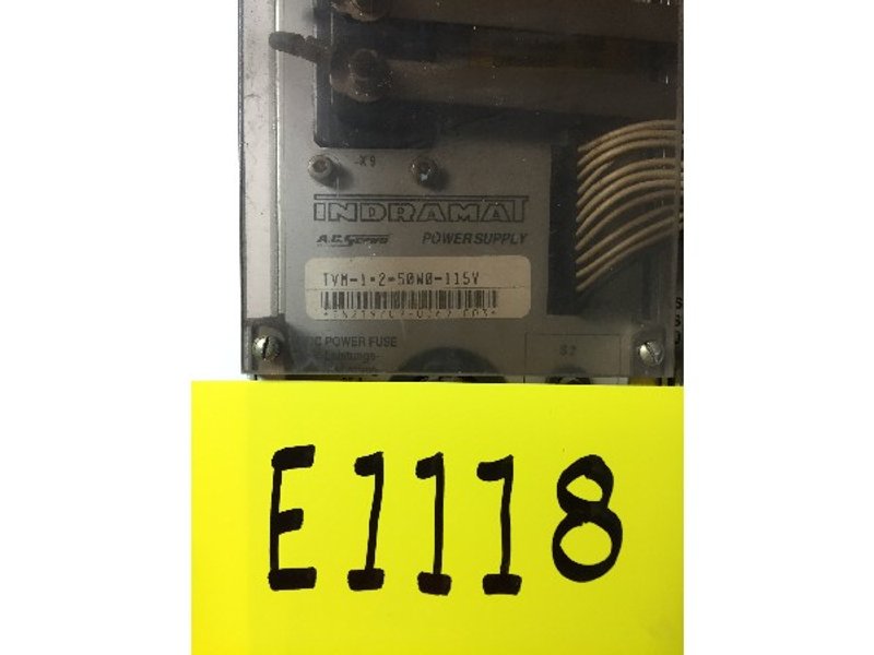 Indramat Servo Power Supply - TVM 1.2-50W0-115V