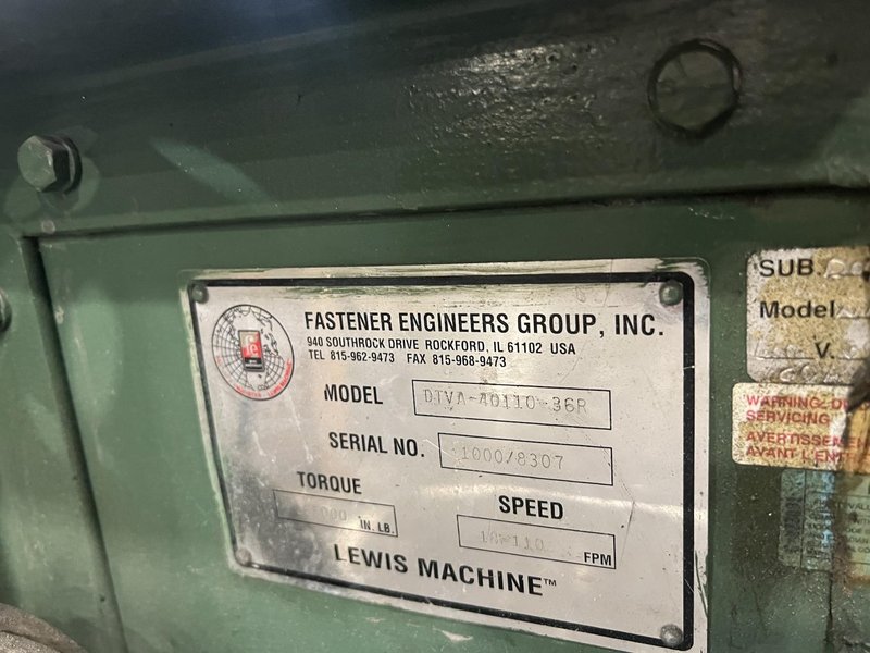 Fastener Engineers DTVA 40110-36R Wire Drawer