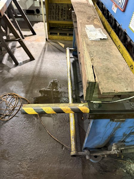 6' X 1/4" CINCINNATI 1406 MECHANICAL SHEAR. STOCK # 0982726
