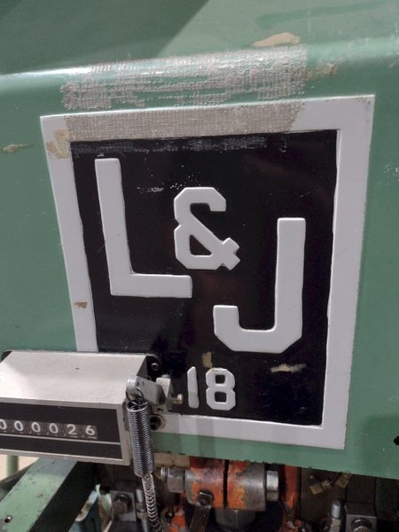18 TON L&amp;J OBI STAMPING PUNCH PRESS, 2" STROKE: STOCK #18263