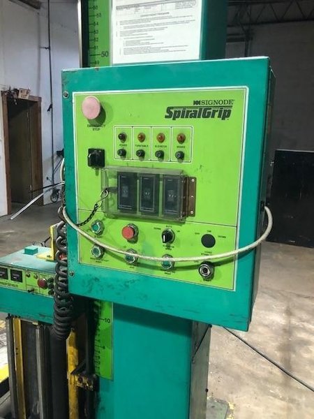SIGNODE SPIRAL GRIP SEMI-AUTO STRETCH WRAPPER STOCK# 2723