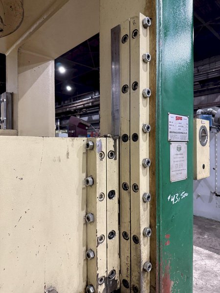 660 TON SUTHERLAND MODEL #HD1 HYDRAULIC 4 POST GUIDED RAM PRESS 15&quot; STROKE: YOBRO #24088