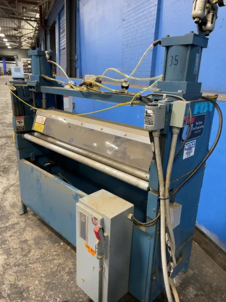 THE UNION TOOL CORP 56” X 2” ROLLERS HYDRAULIC SHEETER   -  UNION ROTARY PRESS #15, 50