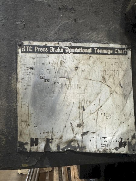 750 TON X 14' HTC 750G HYDRAULIC PRESS BRAKE. STOCK # 1002525