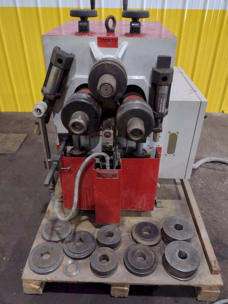 2-3/8" X 2-3/8" X 1/4" SIMASV HYDRAULIC ANGLE BENDING ROLL: STOCK #18847