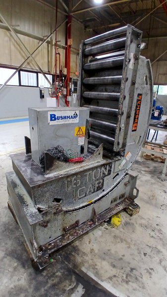 12,000 LB BUSHMAN MODEL #9604 MECHANICAL COIL FLIPPER UPENDER: YOBRO #26213