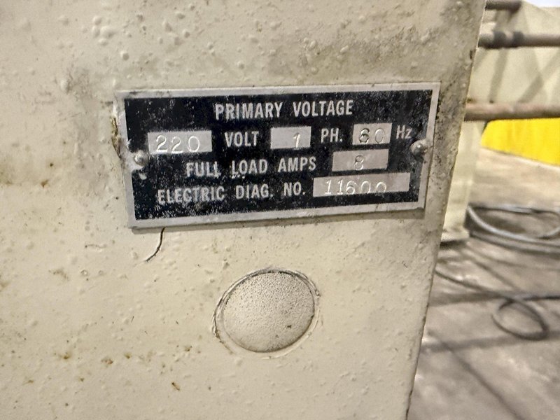 6,500 LB X 24" X .187" CWP COIL FEED LINE; DOUBLE END REEL, STRAIGHTENER, SERVO FEED: YOBRO #24604