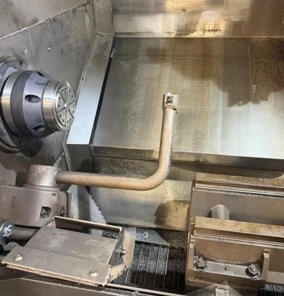 Haas ST-30 CNC Lathe, 2012 – Tailstock, Conveyor